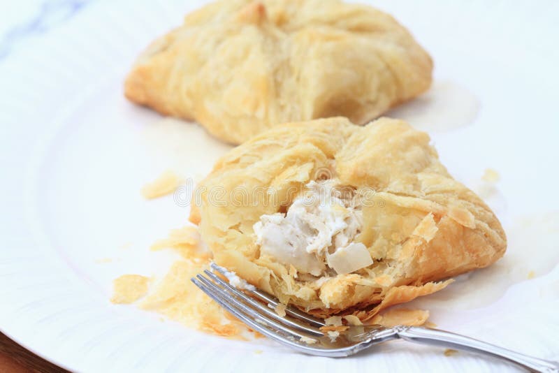 Pasteles de soplo del pollo fotografía de archivo Pasteles de soplo del pollo fotografía de archivo