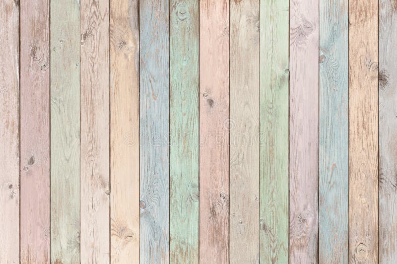 Pastelkleur gekleurde houten plankentextuur of achtergrond