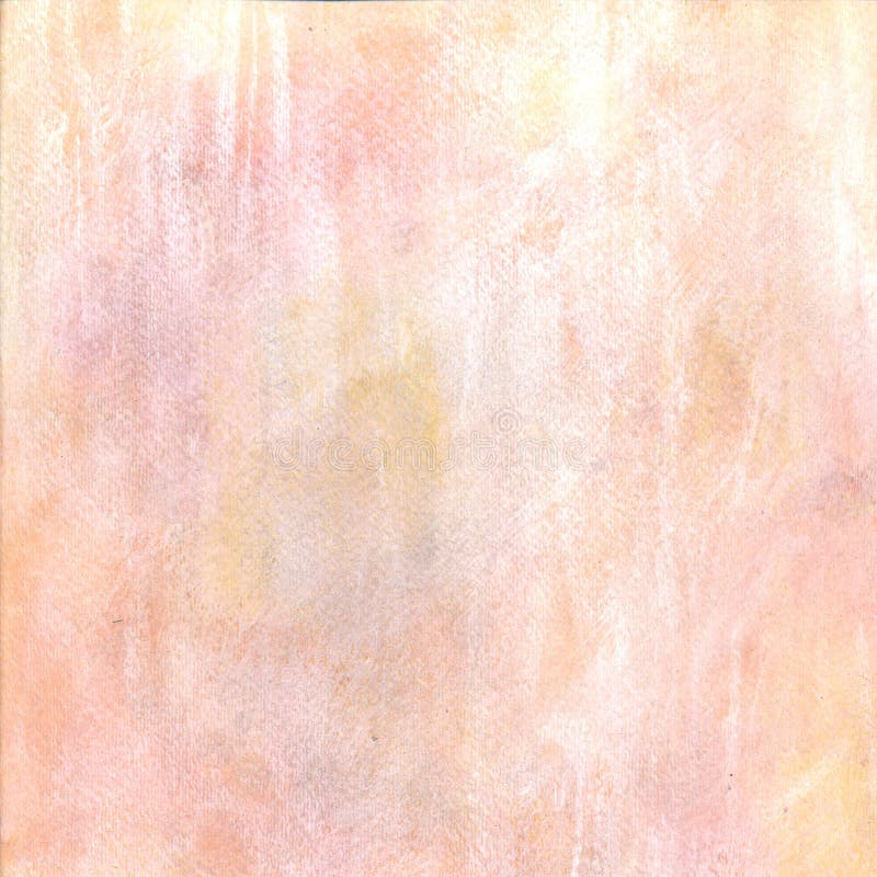 Pastelowych menchii akwareli żółty tło ilustracja wektor