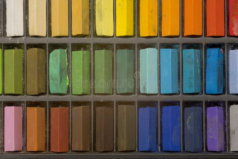 Pastels d'artistes images stock Pastels d'artistes images stock