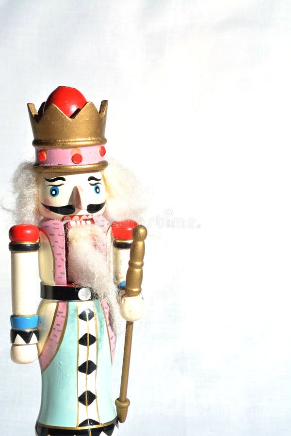 Pastelu dziadek do orzechów bożych narodzeń barwiona dekoracja fotografia royalty free Pastelu dziadek do orzechów bożych narodzeń barwiona dekoracja fotografia royalty free