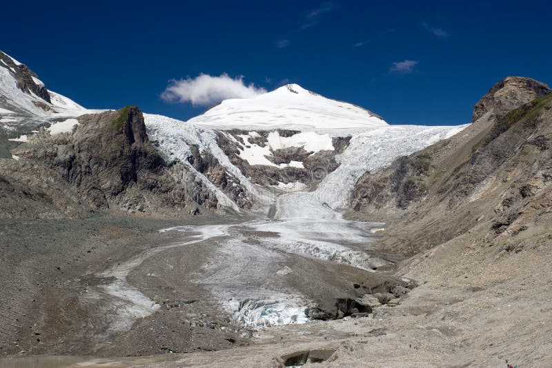 Pasterze in Alps, Hohe Tauern National Park, Austrian Alps, Austria. Pasterze in Alps, Hohe Tauern National Park, Austrian Alps, Austria