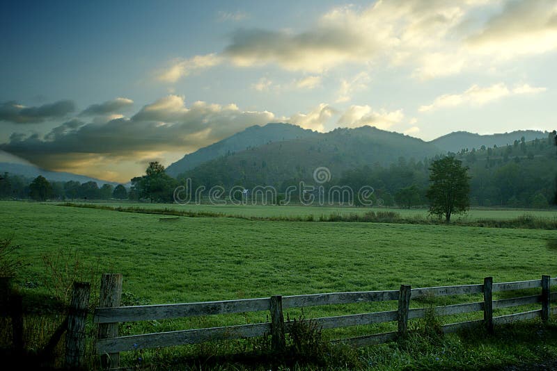 Pastoral Sunrise royalty free stock images Pastoral Sunrise royalty free stock images
