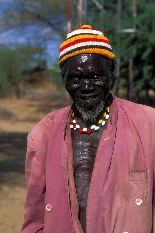 Pastore anziano Turkana (Kenia)