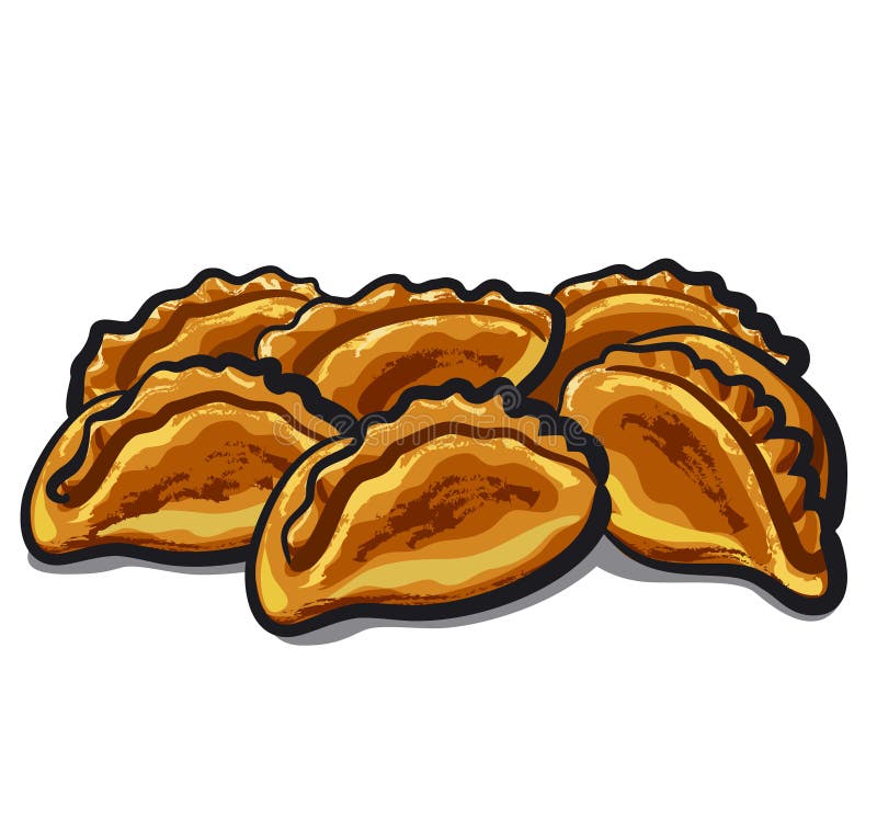 Пирожки на тарелке картинка для детей