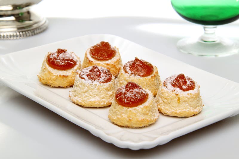 Pastries whit apricot marmalade