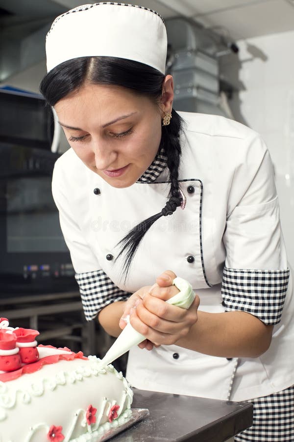 Pastry Cake Decorating stock image. Image of piece, pastry 35124685