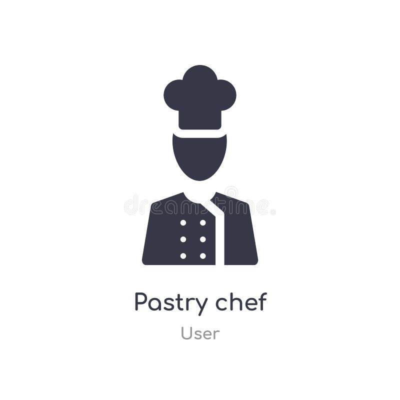 pastry chef icon. isolated pastry chef icon vector illustration from user collection. editable sing symbol can be use for web site and mobile app