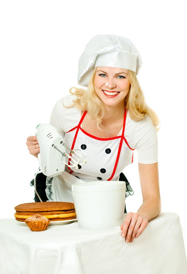 Pastry girl stock photo. Image of smile, nutrition, happiness 22634102