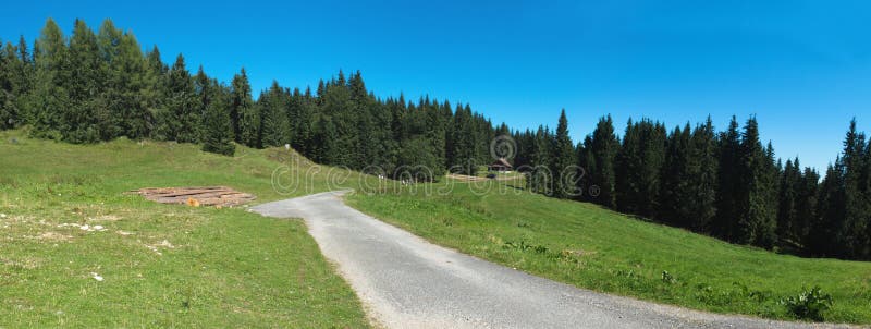 Pasture near Studna na Muranske planine in Muranska planina national park