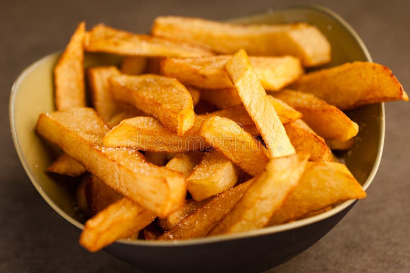 Patatas fritas imágenes de archivo libres de regalías Patatas fritas imágenes de archivo libres de regalías