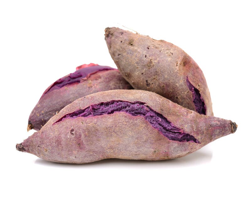 Patate douce pourpre rôtie images libres de droits Patate douce pourpre rôtie images libres de droits