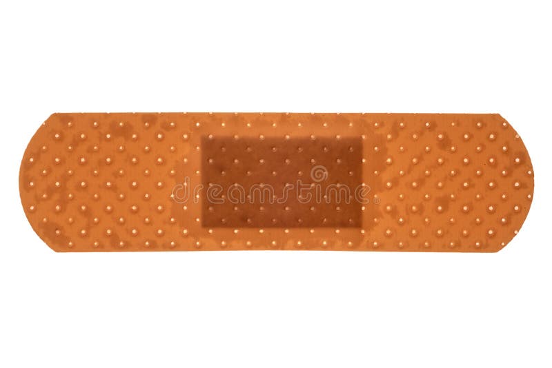 Patch Bandaid Isolated on White Stock Photo Image of protection