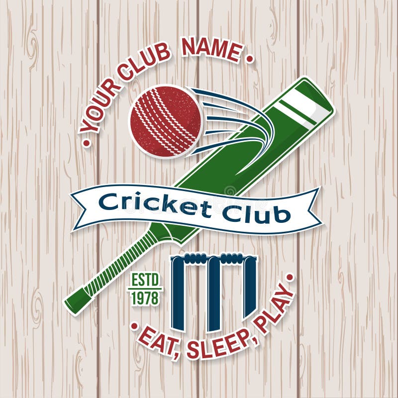 Patch ou autocollant du club de cricket Vecteur Concept de chemise, d'impression, de timbre ou de tee Design de typographie vinta illustration de vecteur Patch ou autocollant du club de cricket Vecteur Concept de chemise, d'impression, de timbre ou de tee Design de typographie vinta illustration de vecteur