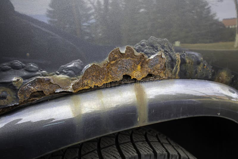 Patch of Rust on the Body of a Truck Stock Image Image of garage, repairs 201952705