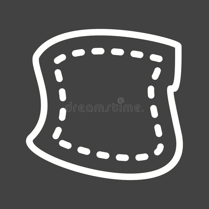 Canvas Patch Stock Illustration - Download Image Now - Sewing, Stitching,  Textile Patch - iStock