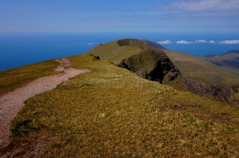 Path on mountain ireland stock image Path on mountain ireland stock image