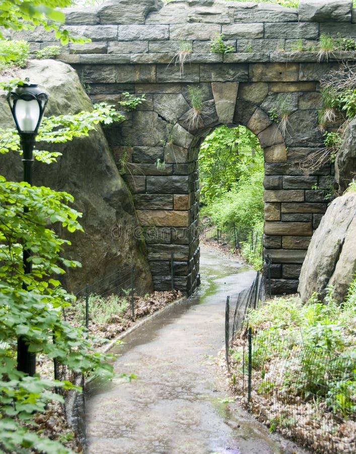 Path through Stone Arch