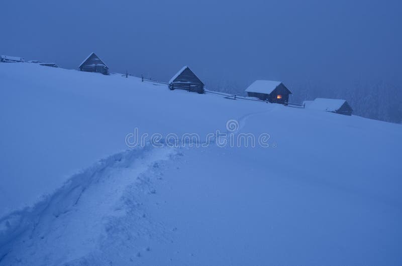 Path to the huts