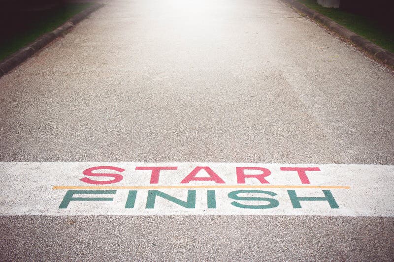 Path To Success and Future , Path To Success and the Future Road Stock(02)