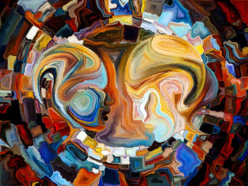 Paths of Shape Division stock photography