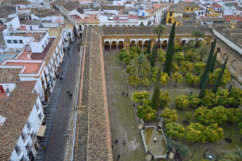 Patia De Los Naranjos desde el cielo zdjęcie stock Patia De Los Naranjos desde el cielo zdjęcie stock