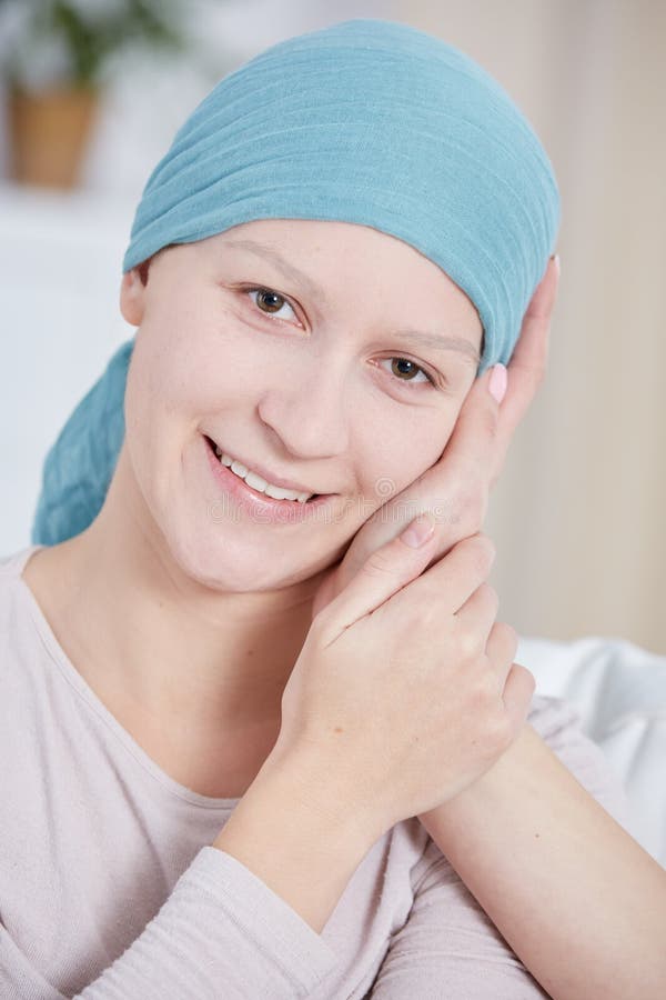 Patient with cancer royalty free stock image