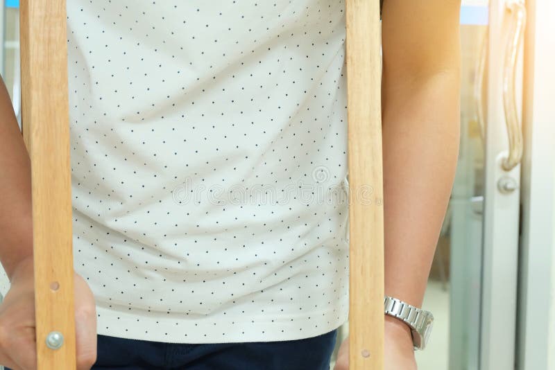 Crutches in hospital stock image. Image of gout, hands 83380055