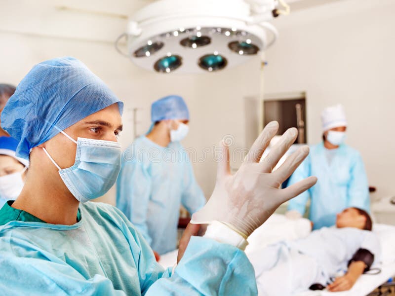 Patient on Gurney in Operating Room. Stock Image Image of procedure