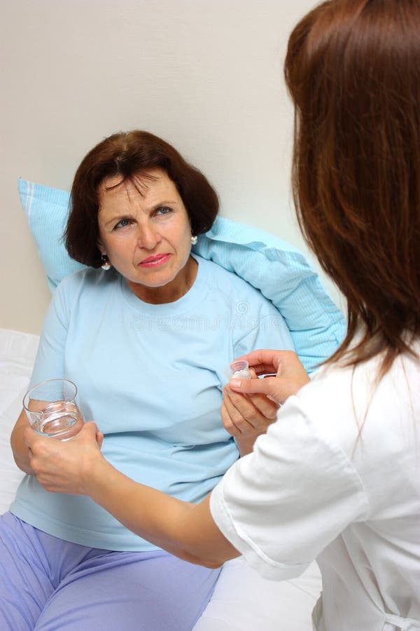 A patient and a nurse