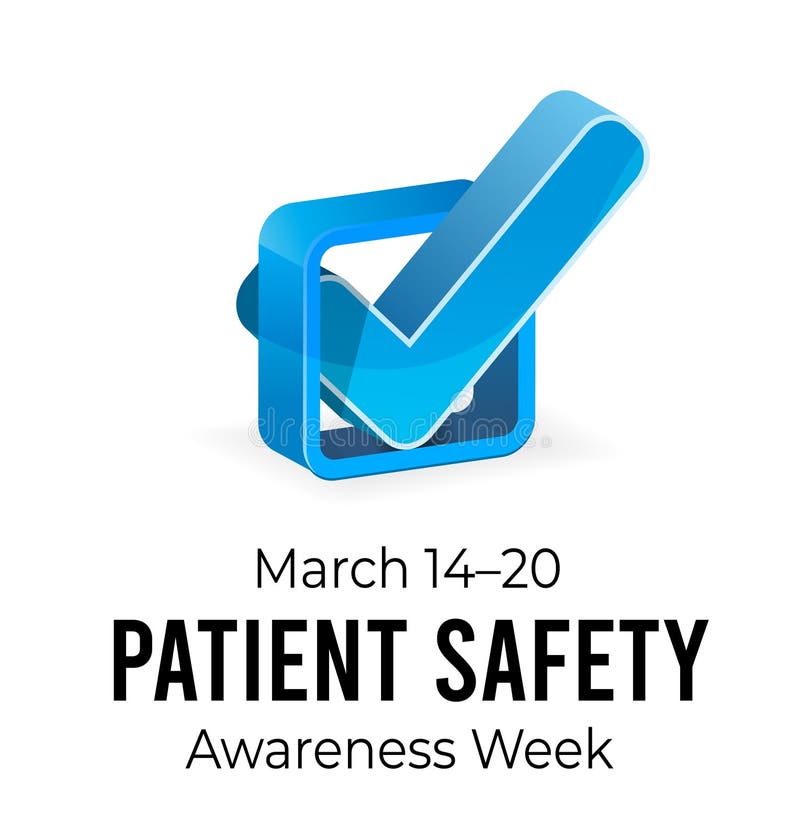 Patient Safety Awareness Week. Vector Illustration on White Stock