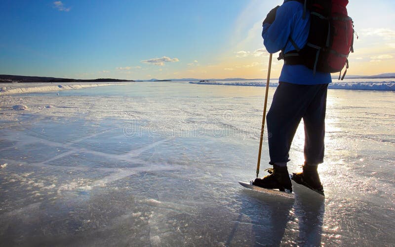 Patinage de glace photo stock Patinage de glace photo stock