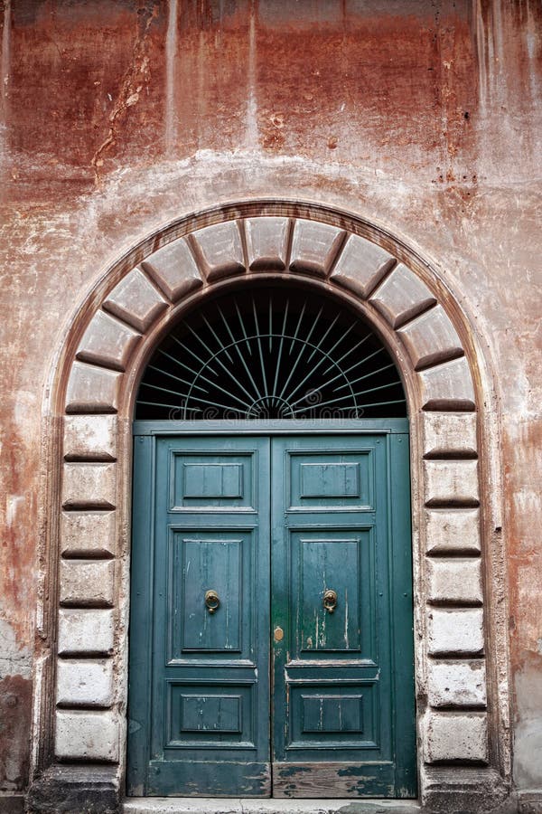 Facade of an old Italian mansion. Facade of an old Italian mansion