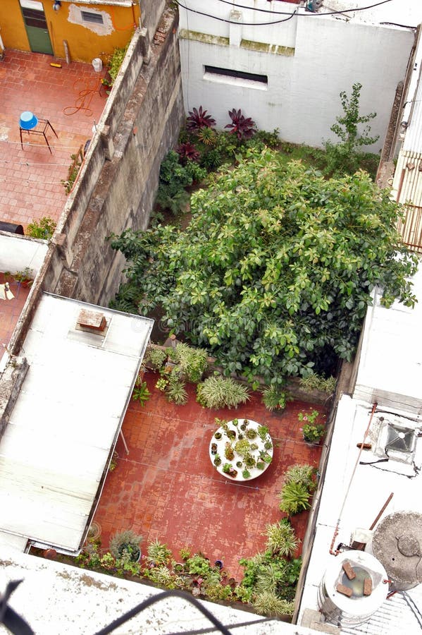 Patio de la azotea foto de archivo libre de regalías Patio de la azotea foto de archivo libre de regalías