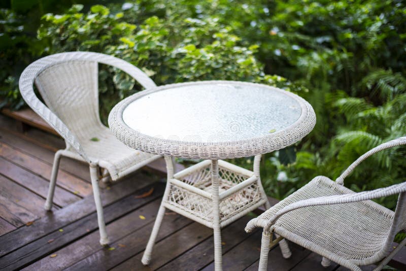 Patio table and chairs royalty free stock photos Patio table and chairs royalty free stock photos