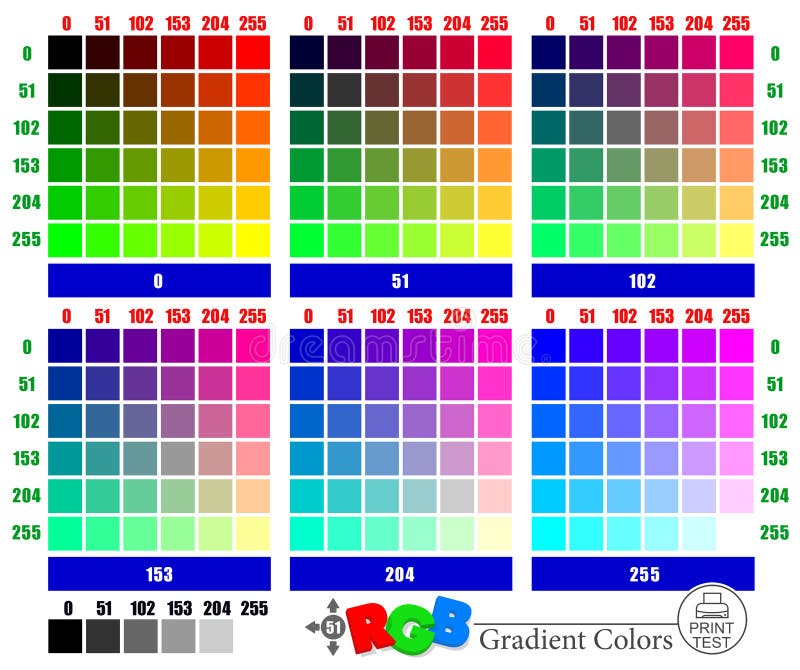 Caramelo romántico Independiente Patrón De Prueba Para Impresoras En Modelo De Color RGB Ilustración del Vector - Ilustración de tinte, espectro: 160537026 Caramelo romántico Independiente Patrón De Prueba Para Impresoras En Modelo De Color RGB Ilustración del Vector - Ilustración de tinte, espectro: 160537026