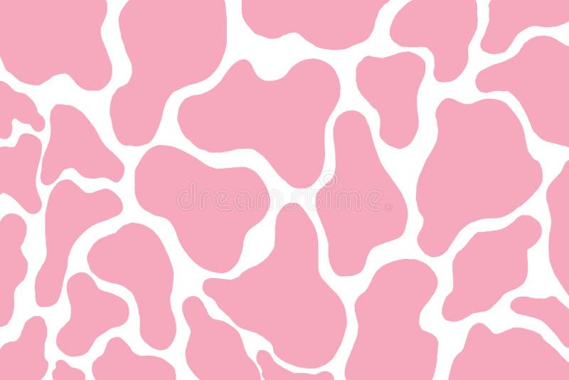 Patrón De Textura De Vaca De Manchas De Fondo De Pantalla Color Rosa Y  Blanco a Partir De La Técnica De Programa Digital En Comput Stock de  ilustración - Ilustración de granja,