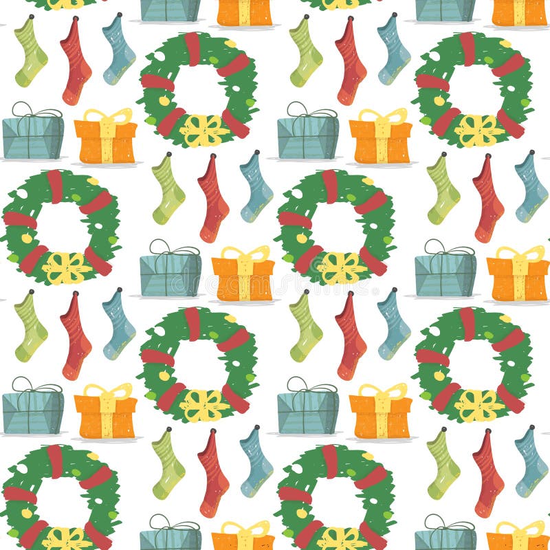 Christmas Wrapping Paper - Skates