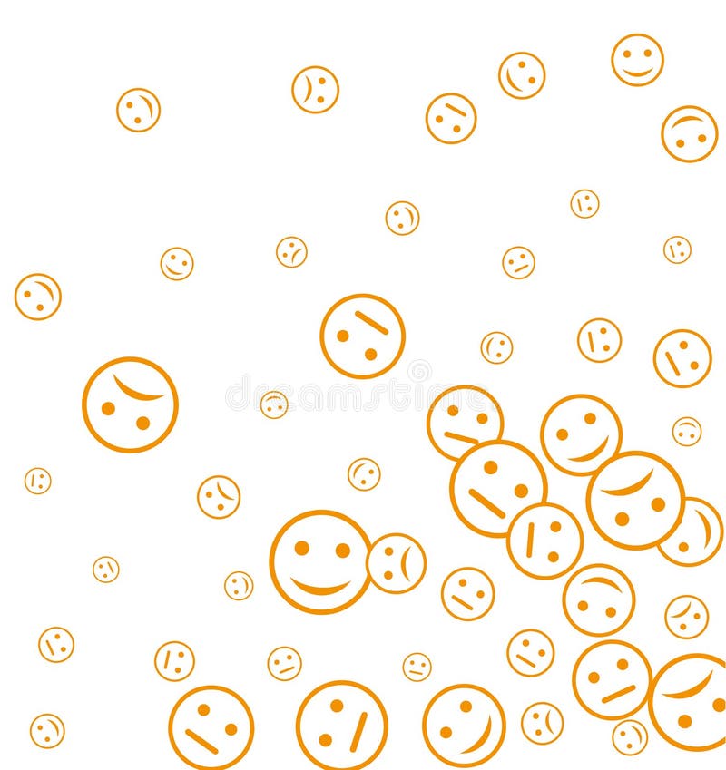 Patrón Sin Costuras Emoticono. Emociones Dibujos Animados Emojis Fondo.  Divertida Lindo Caras Dibujos Animados Niño Vector Fondo D Ilustración del  Vector - Ilustración de extracto, cantidad: 174778300