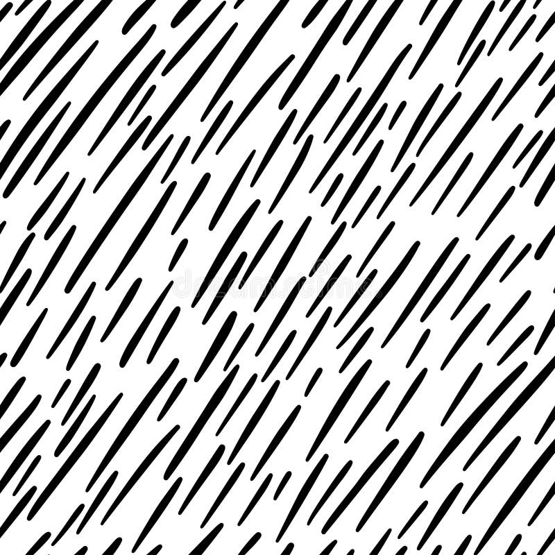 Patrón Transparente. Dibujado a Mano Con Líneas De Señalización Líneas Rectas Paralelas Oblicuas Dibujo De Tinta Blanca Negra. Gar Ilustración del Vector
