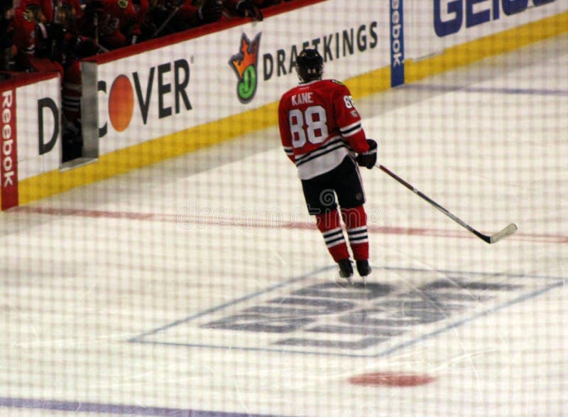 Patrick Kane Au Match De Hockey De Chicago Blackhawks Photographie