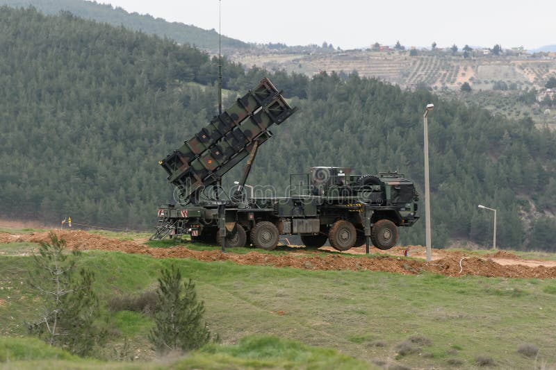 Patriot-Raketensystem lizenzfreie stockfotos Patriot-Raketensystem lizenzfreie stockfotos