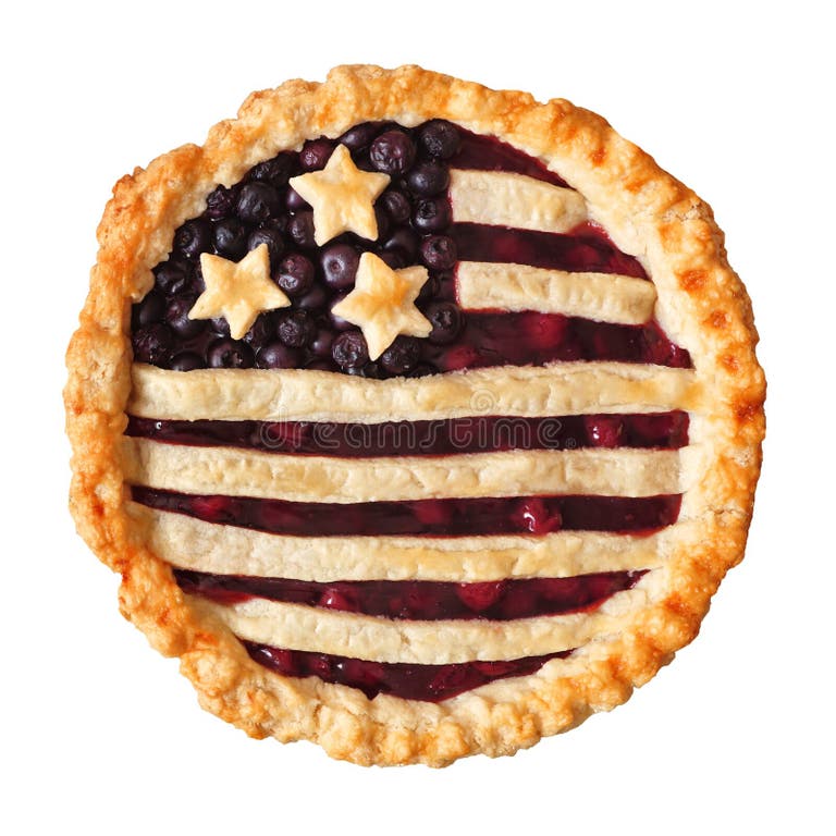 fourth of july pie cake