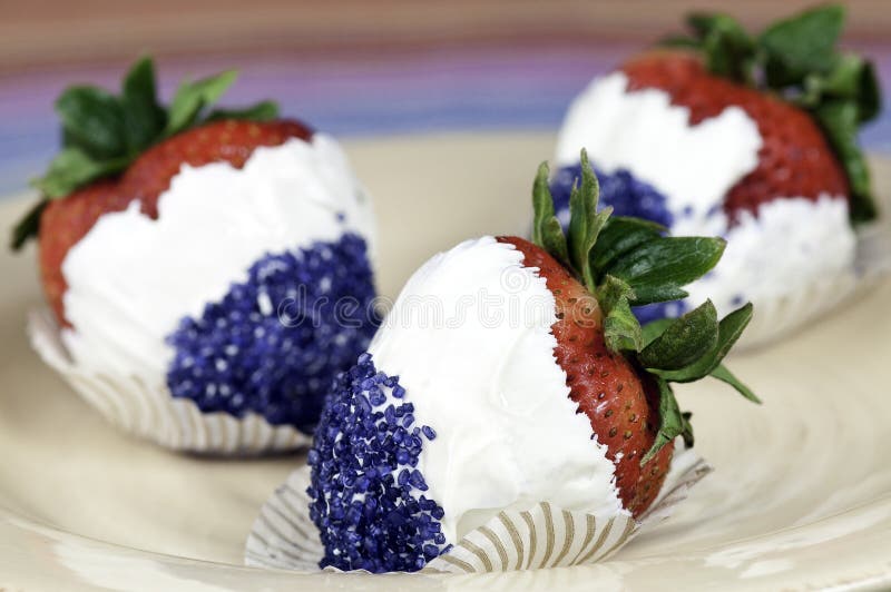 patriotic strawberries