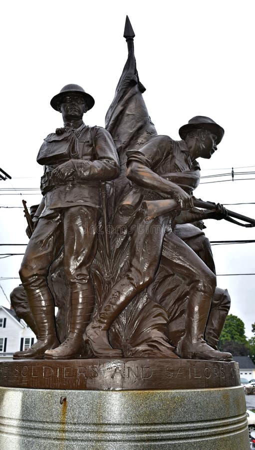 Patriotisches Denkmal Danbury Connecticut USA lizenzfreie stockfotografie Patriotisches Denkmal Danbury Connecticut USA lizenzfreie stockfotografie