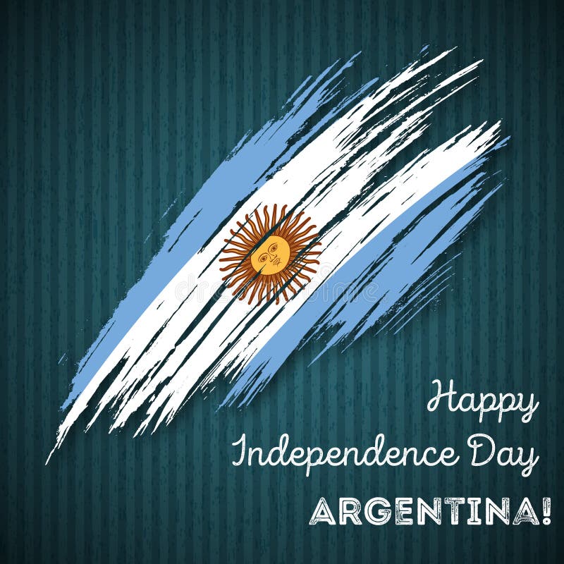 Patriotisk design för Argentina självständighetsdagen stock illustrationer Patriotisk design för Argentina självständighetsdagen stock illustrationer