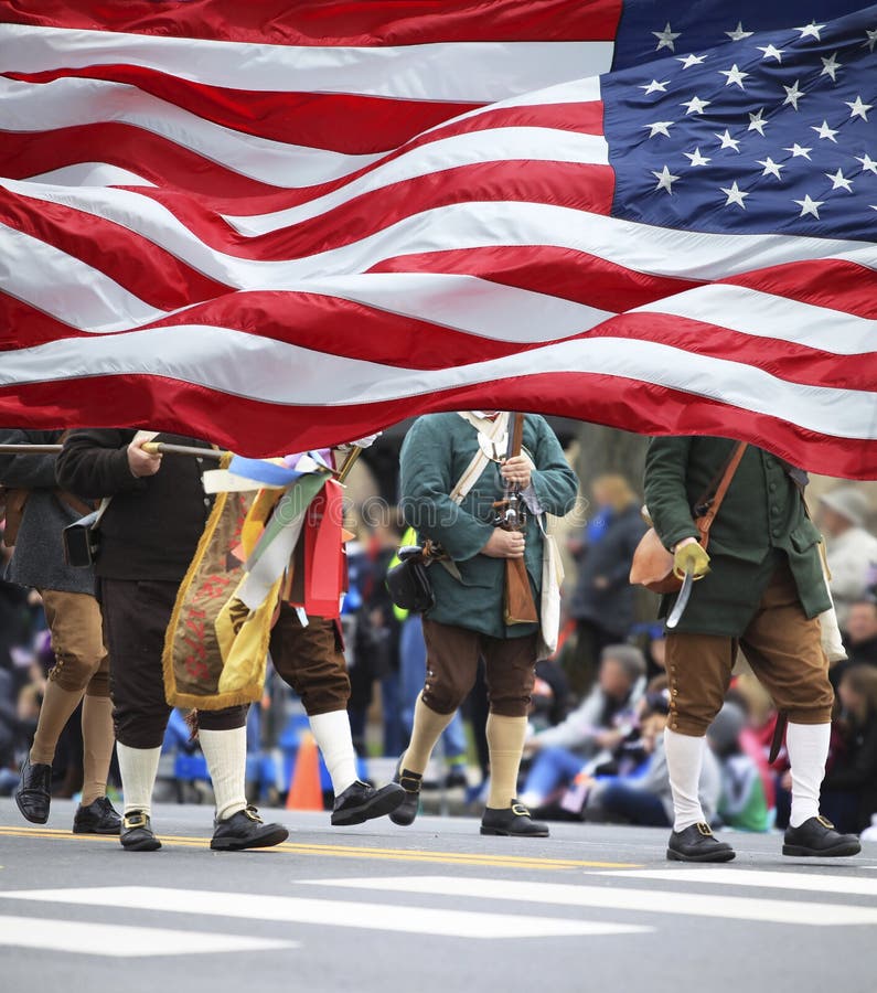 Patriots Day Parade stock image. Image of patriotism 47265157