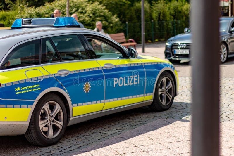 Patrolling Police in German Village Editorial Image - Image of german ...