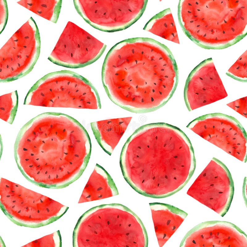 Patroon met watermeloen