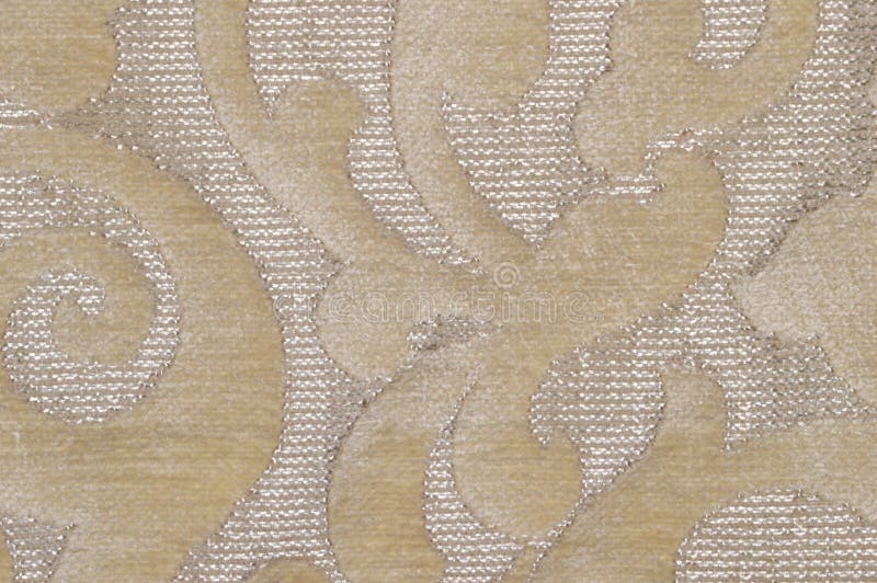 Patroon op weefsel geïsoleerd op witte achtergrond stock foto